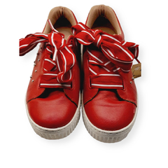 ZAPATILLAS ROJAS CORDON CINTAS C/TACHAS VIA MARTE Nº36 - comprar online