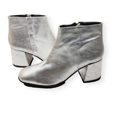 BOTAS CORTAS PLATEADAS Nº37 FOGLIA