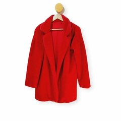 TAPADO SIMIL PIEL ROJO T.L