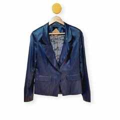 BLAZER AZUL SATINADO AYRES T.M