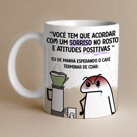 Caneca Garçom Arte De Equilibrar Uma Bandeja Com Sorriso - Minha Caneca