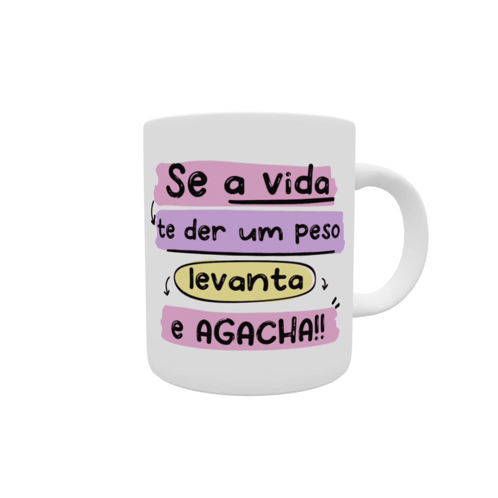 CANECA DE CERÂMICA PERSONALIZADA - PERSONAL TRAINER - FLORK