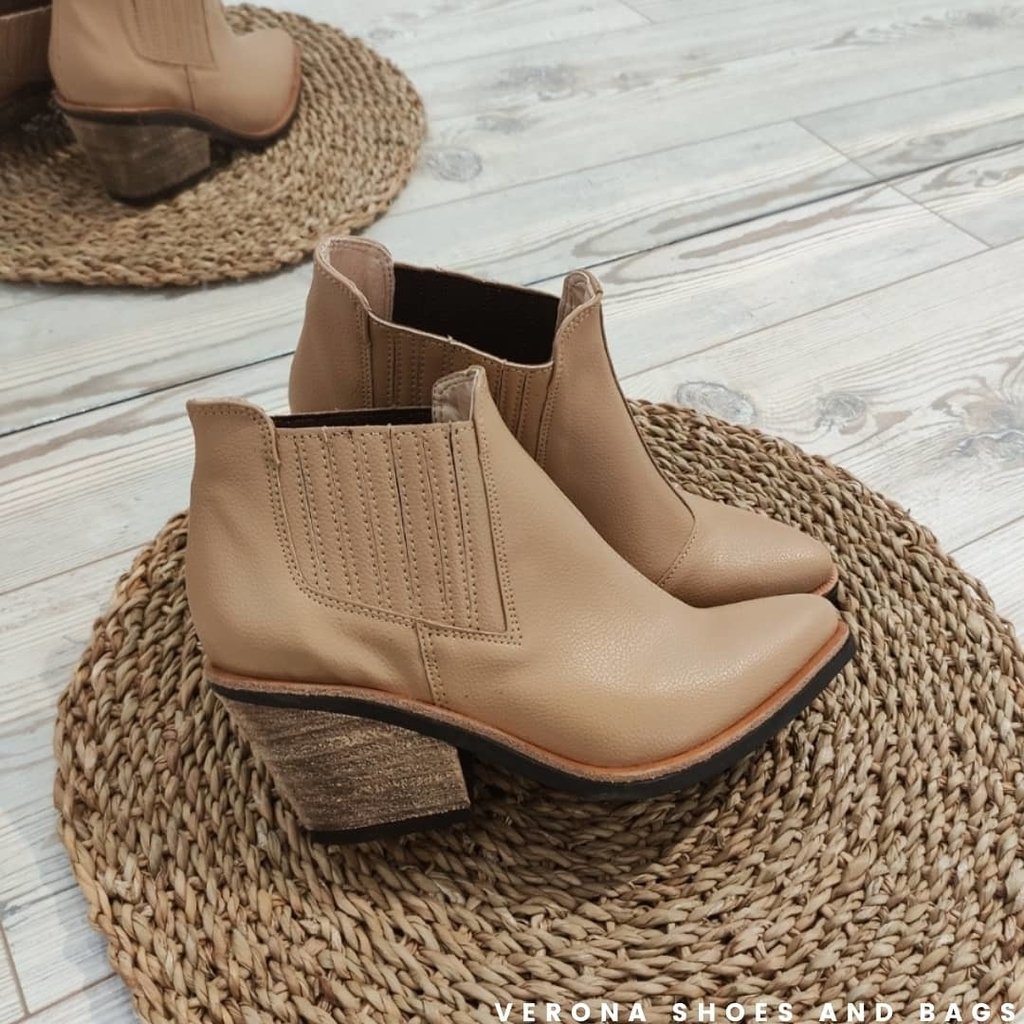 TEXANAS CORTAS BEIGE - Tienda Online de Verona Calzados