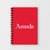 Cuaderno Anillado A5 Liso - Amada