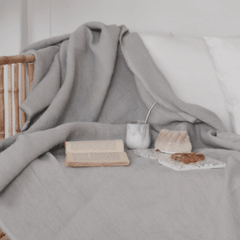 Manta Bee Gris - comprar online