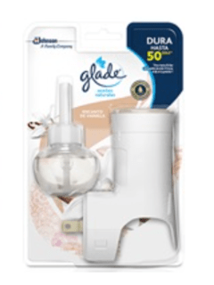 Glade Aceites Naturales ENCANTO DE VAINILLA Aparato + Repuesto