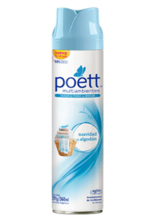 Desodorante Poett Aerosol SUAVIDAD DE ALGODON 360cc