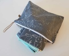 CAMBIADOR CONEJOS GRIS TOPO - comprar online