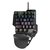 10372 TECLADO NOGA ONE HAND NKB-CRIMSON