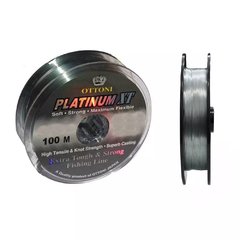 Linha Platinum XT 100m / 0.15mm - 7.70 Lb - 3.5kg de Força