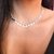 Choker coração invertido