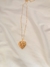 Colar Relicário Dourado com Foto