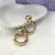 Brinco Argola Luxo Dourado