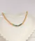 Choker Dourado Pedras