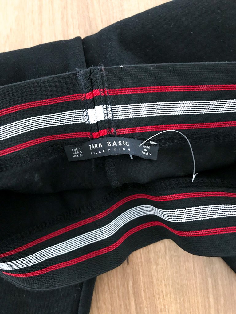 Pantalon Zara Con Franja Talle S - FASHION MARKET BA
