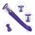 VIBRADOR DE SILICONE COM FUNCAO DE PULSACAO - ROXO