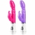 VIBRADOR EM JELLY DUPLO MOTOR - 15 CM