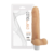 PRÓTESE EM CYBER SKIN VIBRADOR - SATURNO COM ESCROTO - 17,5x3,5CM