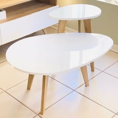 SET MESAS DE LIVING- OVAL en internet