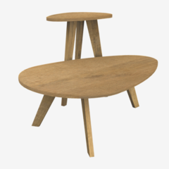 SET DE MESAS DE LIVING- TRIANGULAR - comprar online