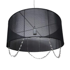 COLGANTE DE TELA CON CAIRELES DE VIDRIO - comprar online