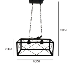 COLGANTE DE CHAPA RECTANGULO - comprar online