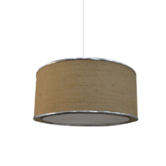 COLGANTE DE TECHO C/ BURLETE CROMO