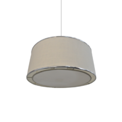 COLGANTE DE TECHO C/ BURLETE CROMO - tienda online