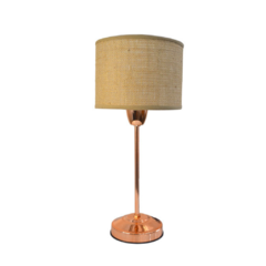 VELADOR ARPILLERA PIE CROMO/ COBRE - Renovamos tu casa