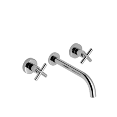 LAVATORIO DE PARED CROMO NOVARA PIAZZA - comprar online
