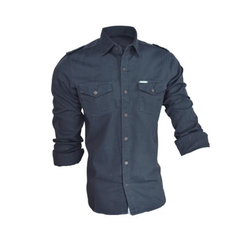 camisa estilo militar masculina