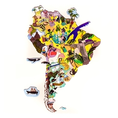 Mapas magnéticos (tamaño hoja A4) - Lorenza Mía Kids
