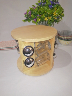 ESPECIERO GIRATORIO BAMBU X8 - C4484 en internet