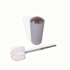 CEPILLO BAÑO C/TAPA ALTO GRIS - B4121G