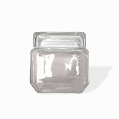 FRASCO CUADRADO VIDRIO C/TAPA - 66223-4 / 6623-4