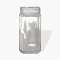 FRASCO CUADRADO VIDRIO C/TAPA - 66223-1 / 6623-1
