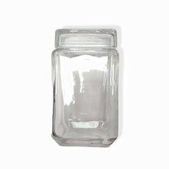FRASCO CUADRADO VIDRIO C/TAPA - 66223-2