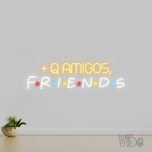 Q AMIGOS, FRIENDS - Fábrica na Vibe - Coleção FRASES