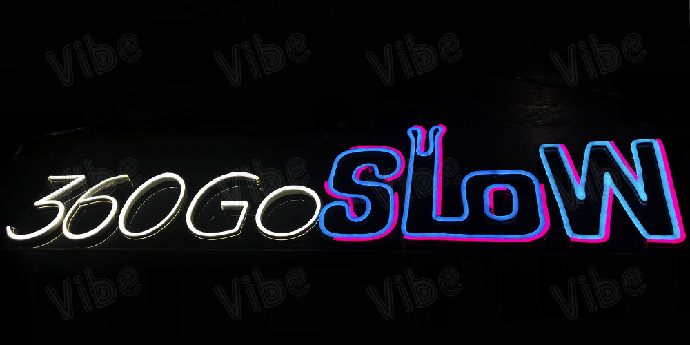 Luminária Neon Led | 360GoSlow | Fábrica na Vibe