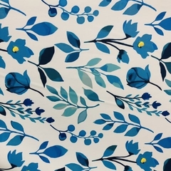 Mantel Primavera Vibes | flores turquezas