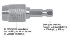 Encastre hexagonal de cambio rápido en internet
