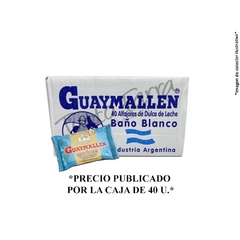 Alfajor Guaymallen blanco caja x 40