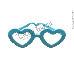 Anteojo Corazon Argentina Celeste X 1