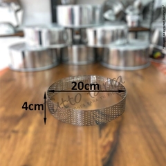 Aro Microperforado Redondo Diametro 20cm Alto 4cm