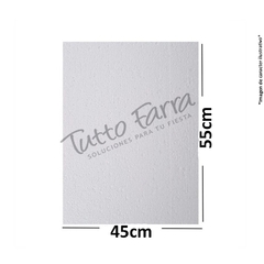 Base telgopor rectangular grande 45x55x1