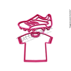 Cortante Marcador Plastico Set Camiseta Botin X 1 Design