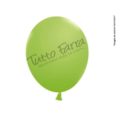 Globo Globolandia Liso 10 Verde Manzana X 50 U