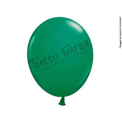 Globo Globolandia Liso 10 Verde X 50 U
