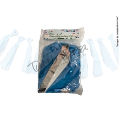Guirnalda Tira Flecos Tela Combinada Argentina Shabby Chic X1