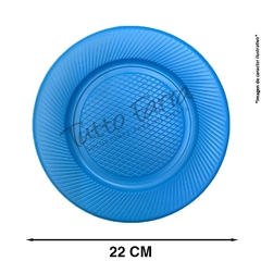 Plato Grandes Colores Surtidos X 10 - Tutto Farra